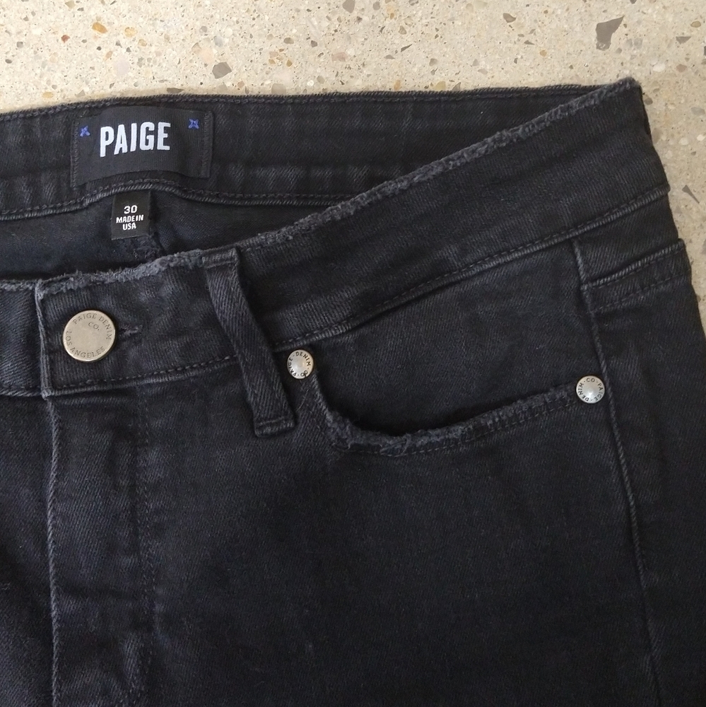 Paige Black Denim Jeans
